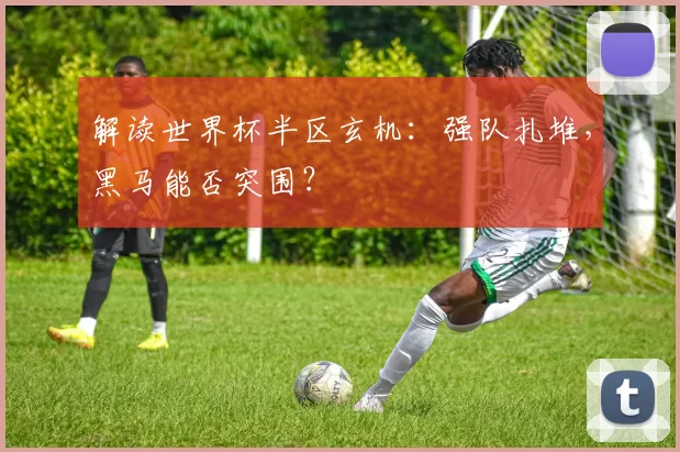 解读世界杯半区玄机：强队扎堆，黑马能否突围？